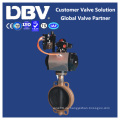 Ce Genehmigung Pneumatik Gummi Lined Butterfly Valve